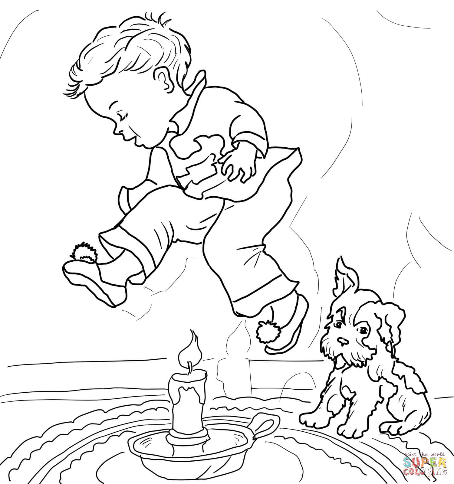 Mother Goose Nursery Rhymes Coloring Pages at GetColorings ...
