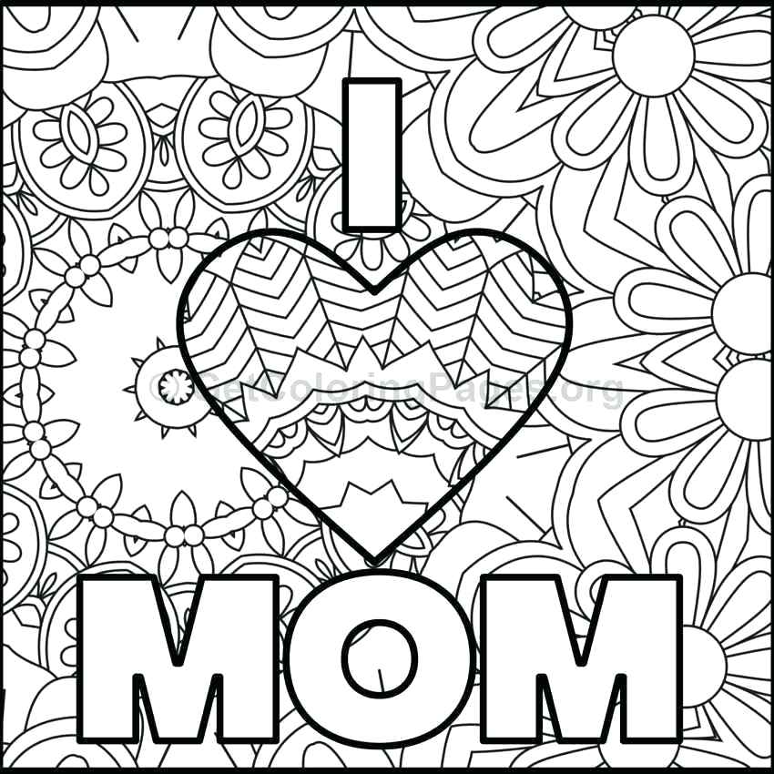 Mothers Day Coloring Pages For Adults At Free Printable Colorings Pages To