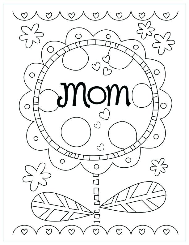 Mothers Day Coloring Pages For Preschool At GetColorings Free 