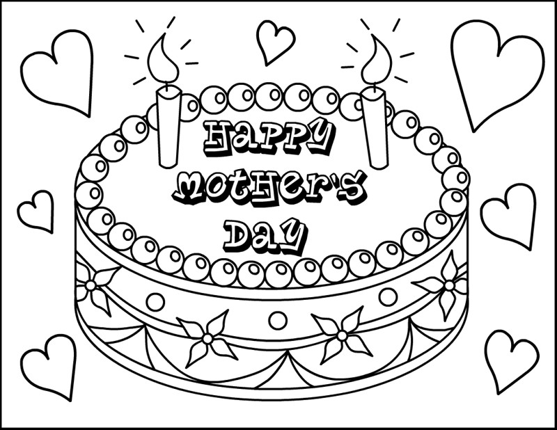 Mothers Day Coloring Pages For Preschool at GetColorings.com | Free