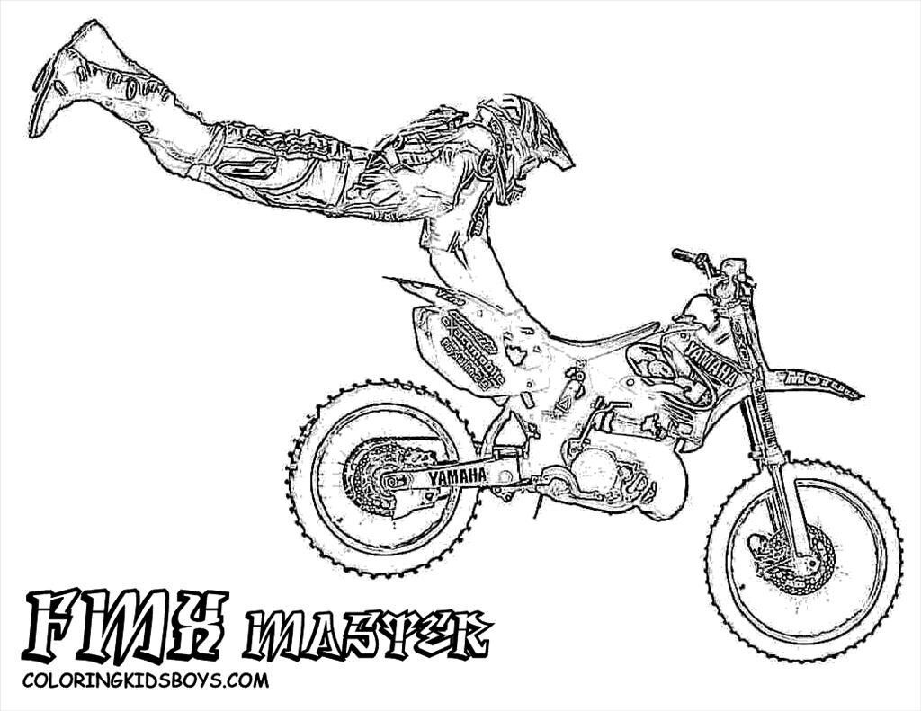 Motocross Coloring Pages at GetColorings.com | Free printable colorings