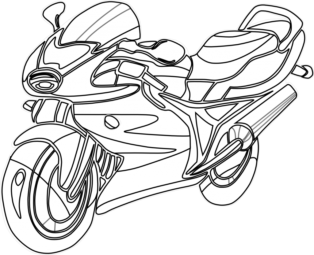 Motorbike Colouring Pages at GetColorings.com | Free printable colorings pages to print and color