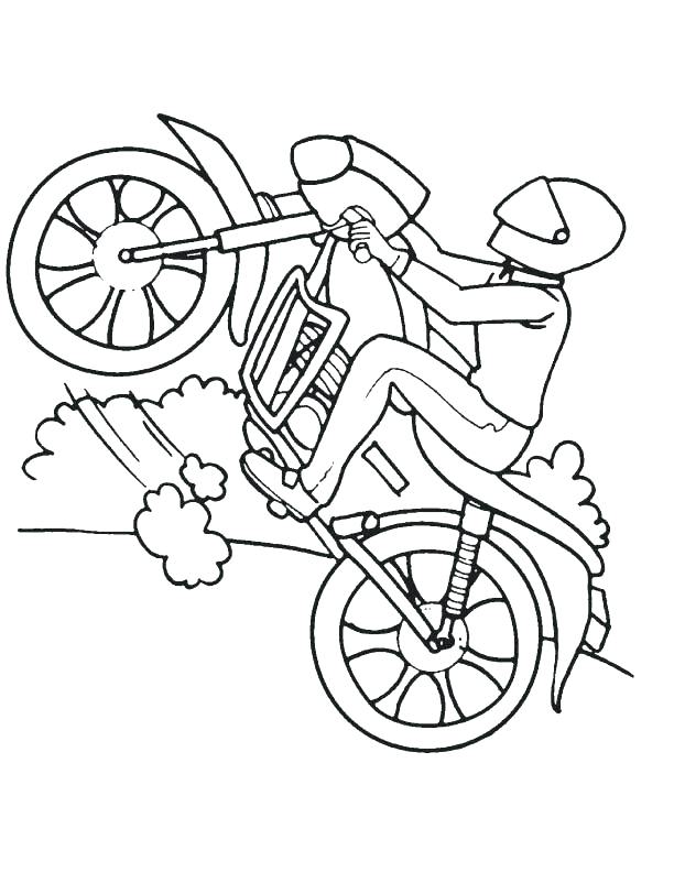 Mountain Bike Coloring Pages at GetColorings.com | Free printable