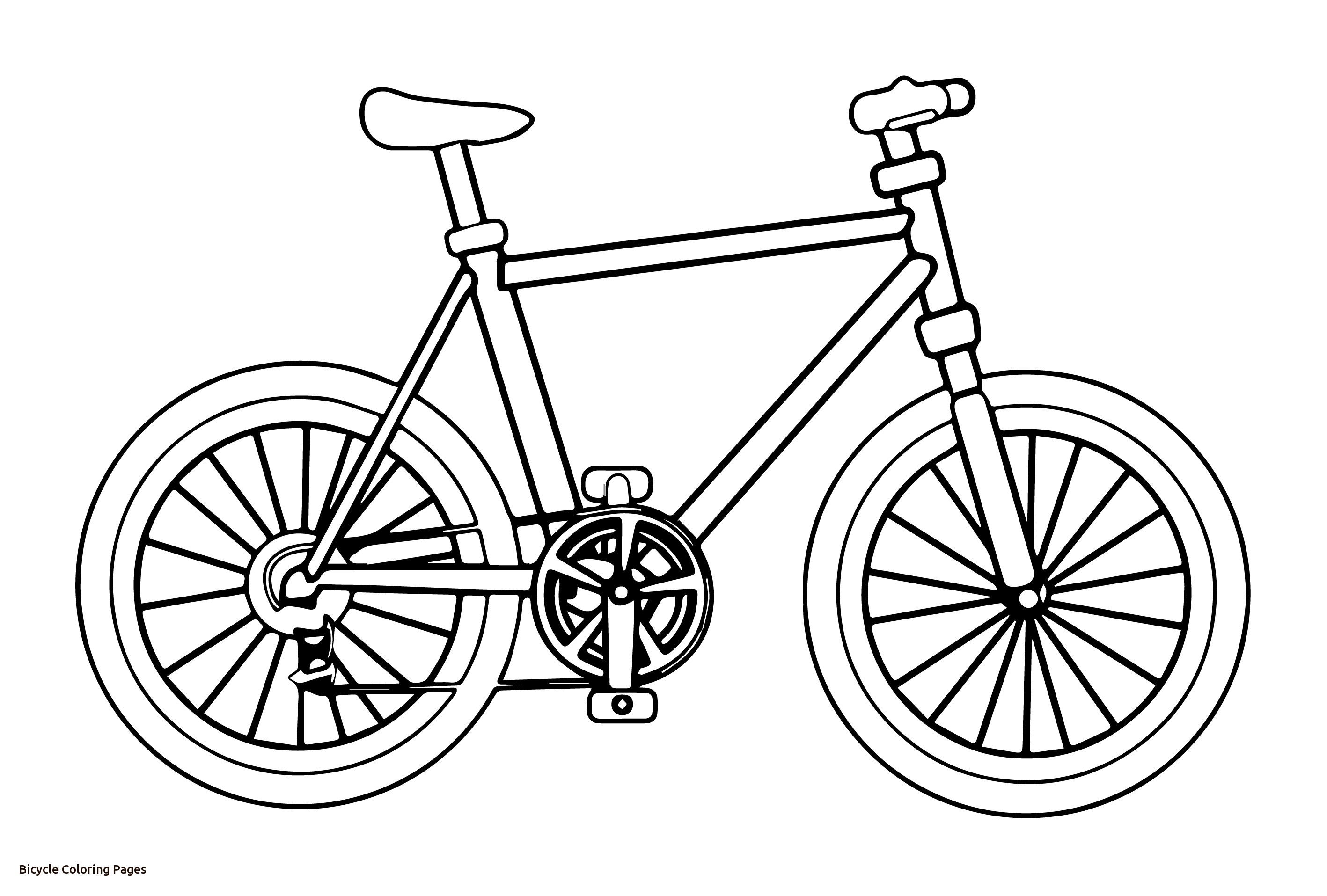 Mountain Bike Coloring Pages at Free printable