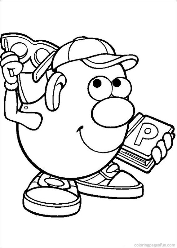 Mr Potato Head Coloring Page At Getcolorings.com 