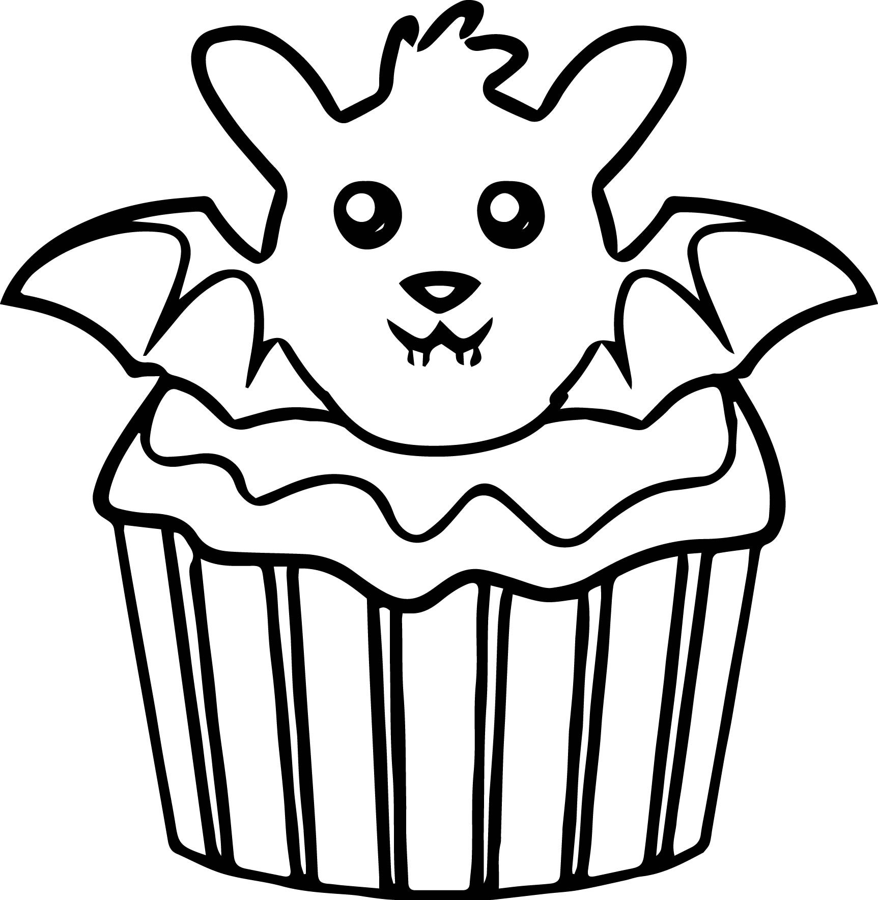 Muffin Coloring Page At GetColorings Free Printable Colorings 