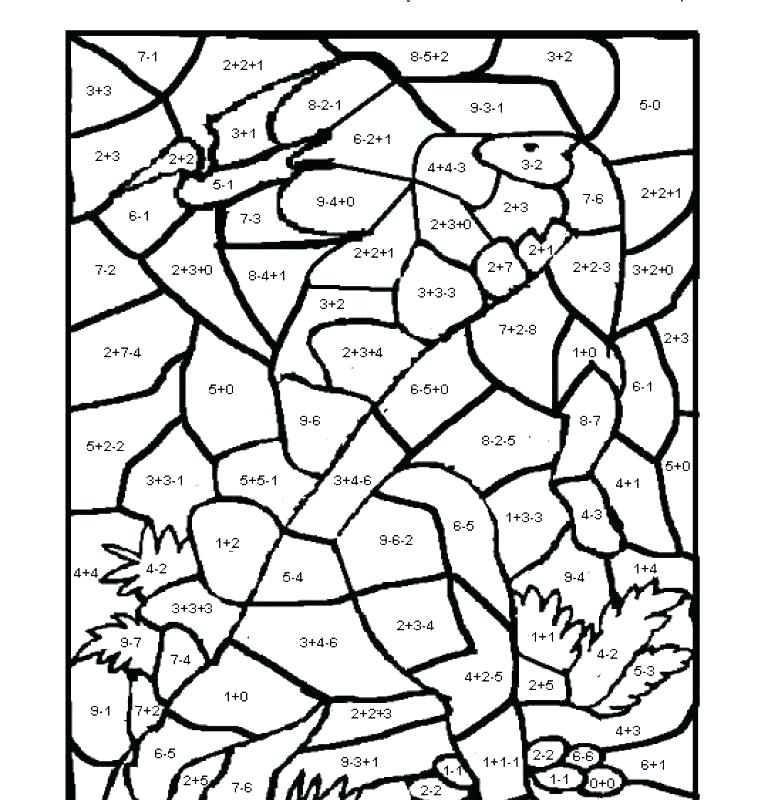 Multiplication Coloring Pages at Free printable