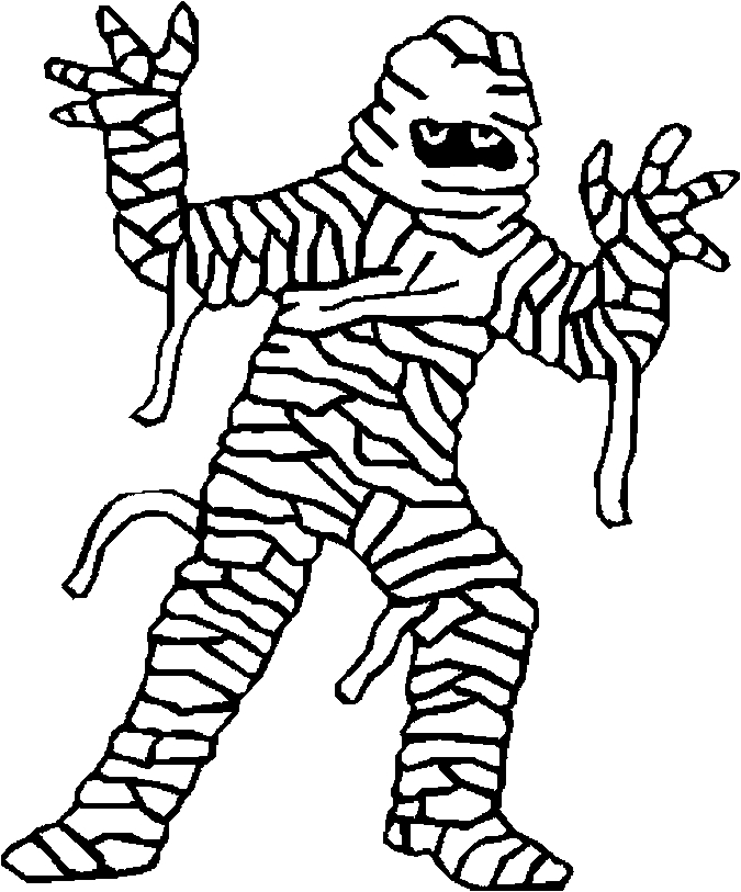 Mummy Coloring Page at Free printable colorings