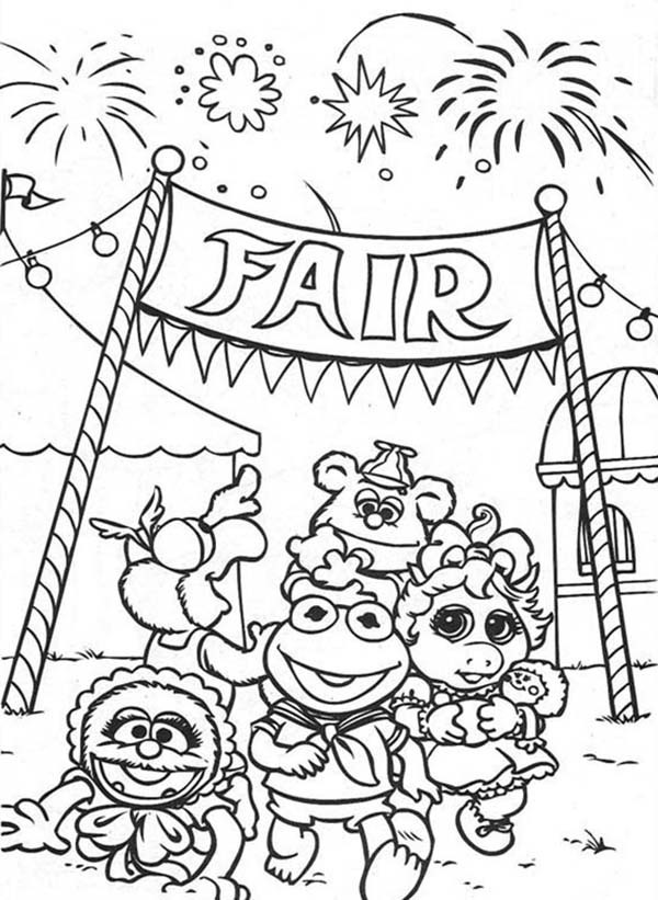 Muppets Animal Coloring Pages at GetColorings.com | Free printable