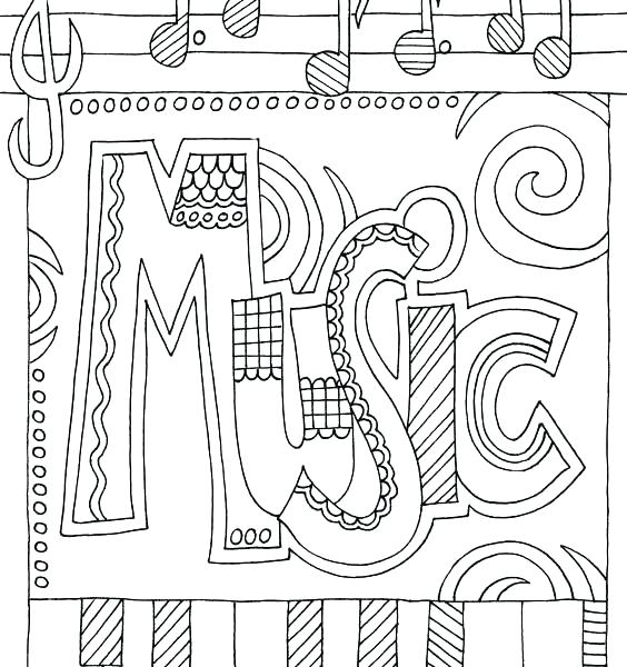 Music Staff Coloring Pages at GetColorings.com | Free ...