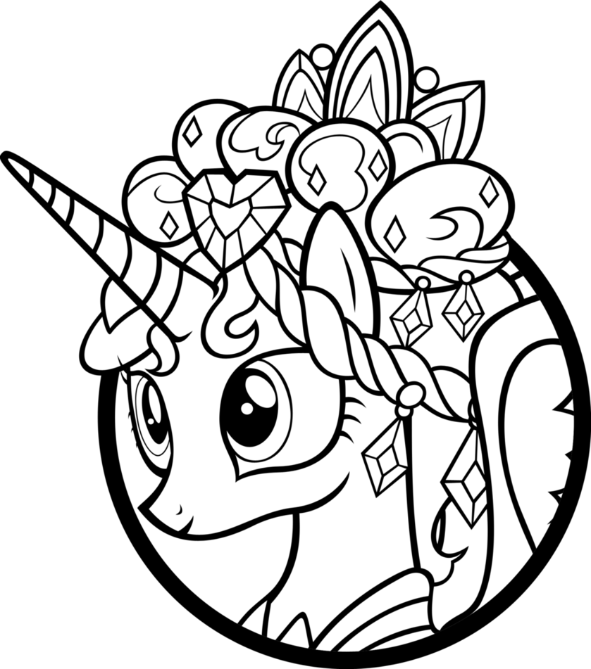 My Little Pony Cadence Coloring Pages at GetColorings.com ...
