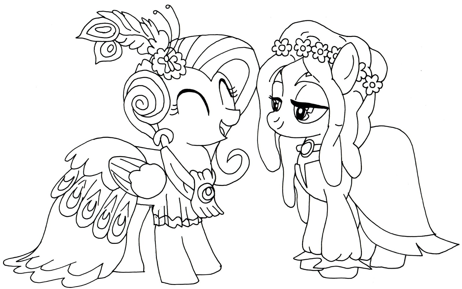 My Little Pony Christmas Coloring Pages at Free