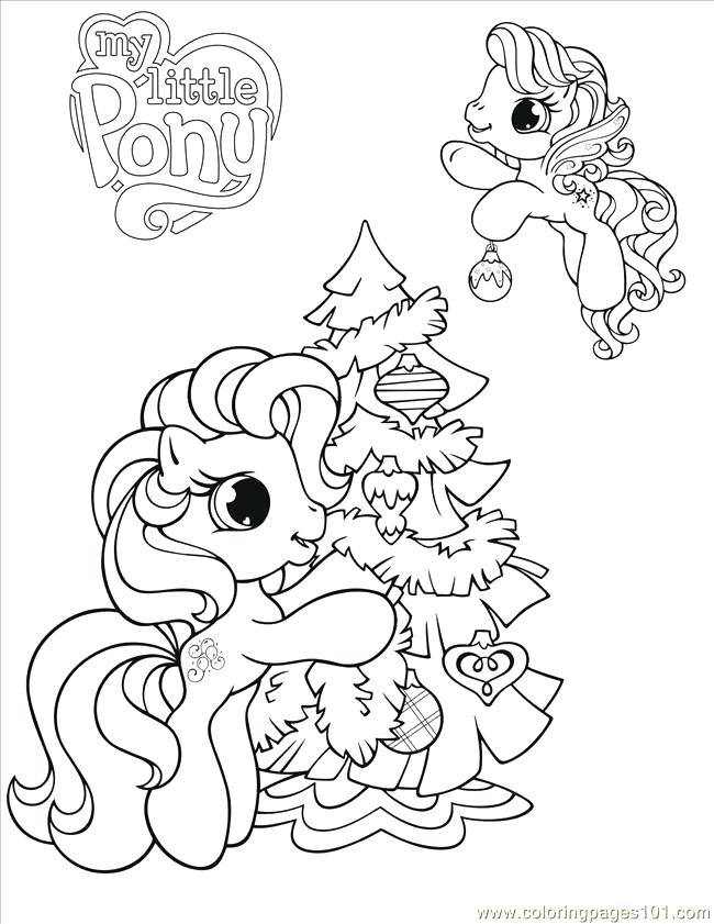 My Little Pony Christmas Coloring Pages at GetColorings.com | Free
