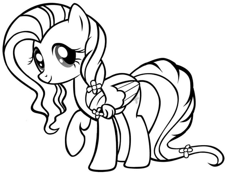 My Little Pony Coloring Pages Fluttershy At GetColorings Free Printable Colorings Pages To 