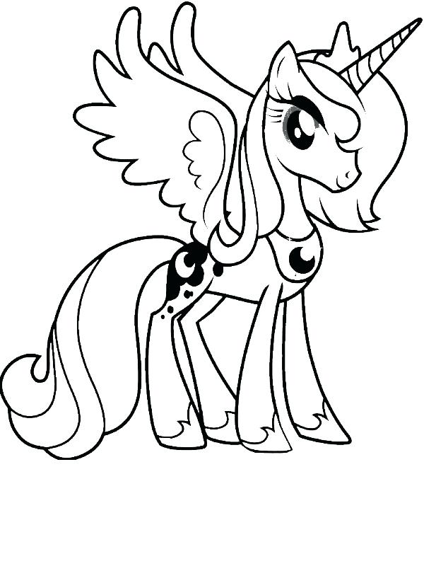 My Little Pony Coloring Pages Princess Luna Filly at GetColorings.com ...