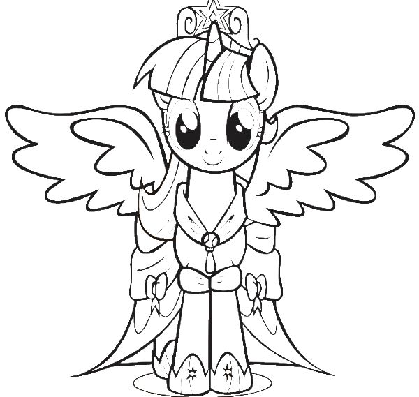 My Little Pony Coloring Pages Twilight Sparkle at GetColorings.com