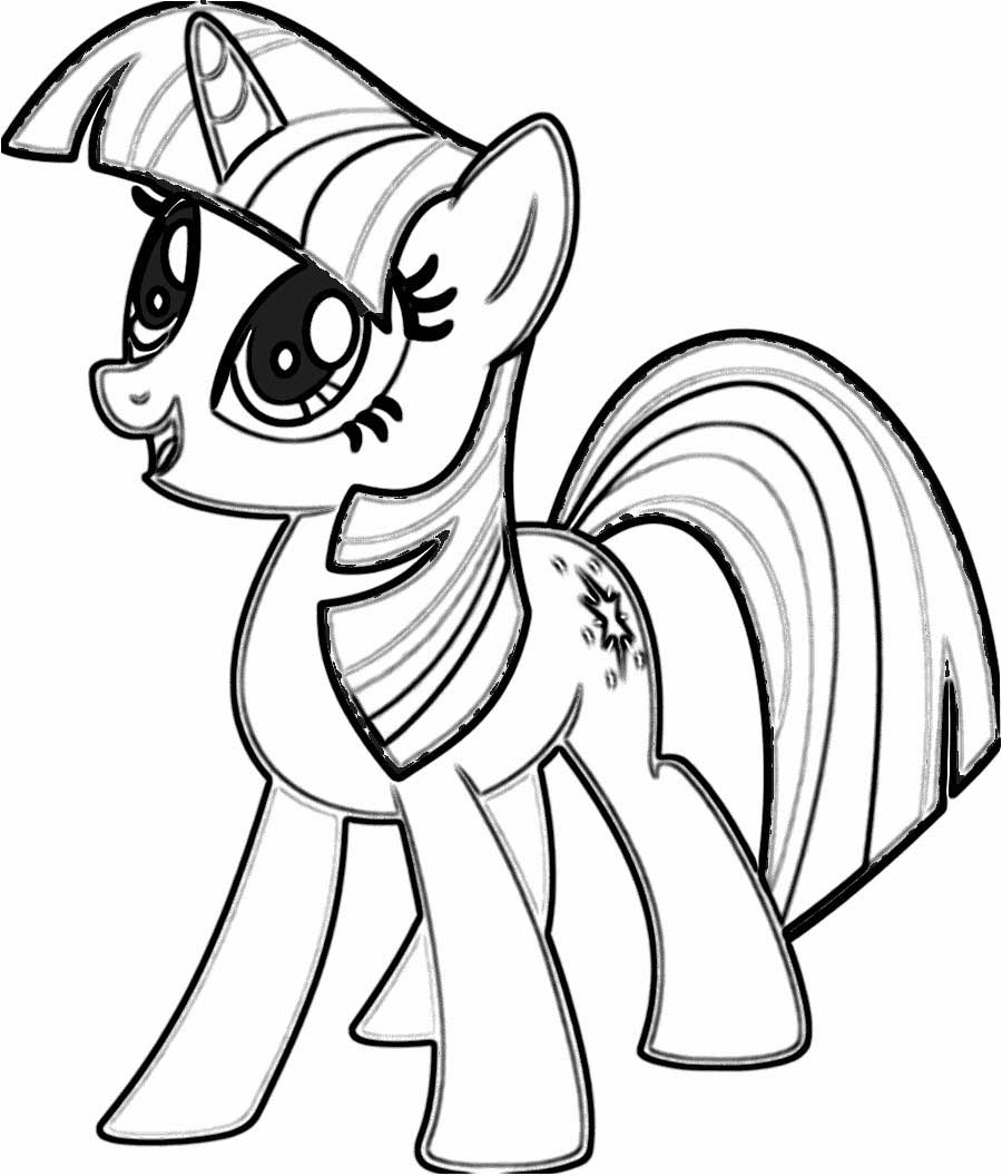 My Little Pony Coloring Pages Twilight Sparkle at