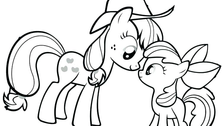 My Little Pony Coloring Pages Twilight Sparkle And Friends At 