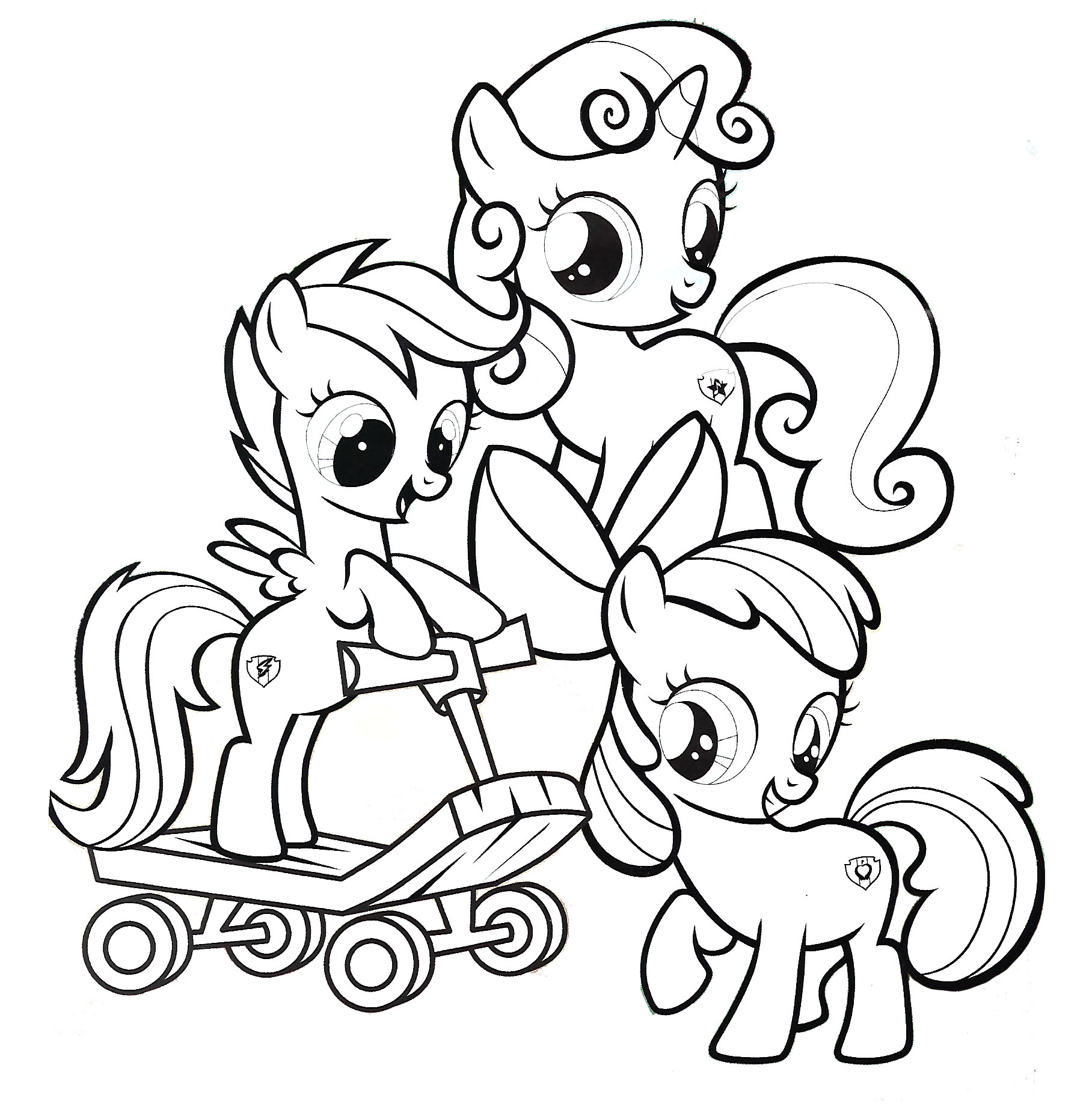 Free Printable My Little Pony Coloring Sheets