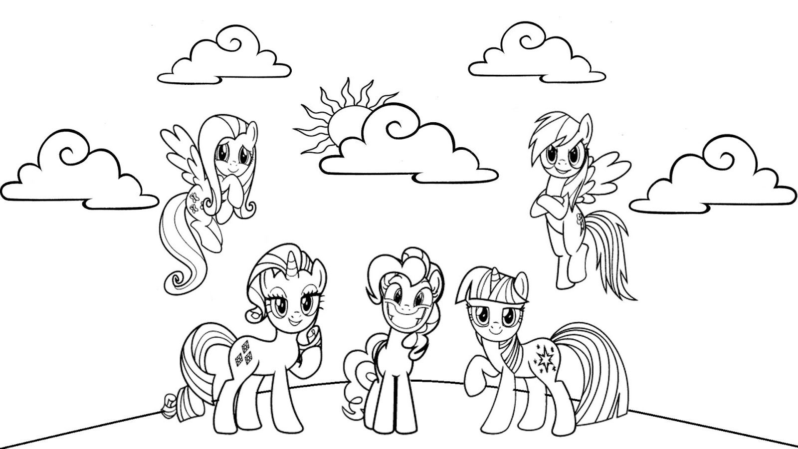 My Little Pony Friendship Is Magic Coloring Pages at GetColorings.com