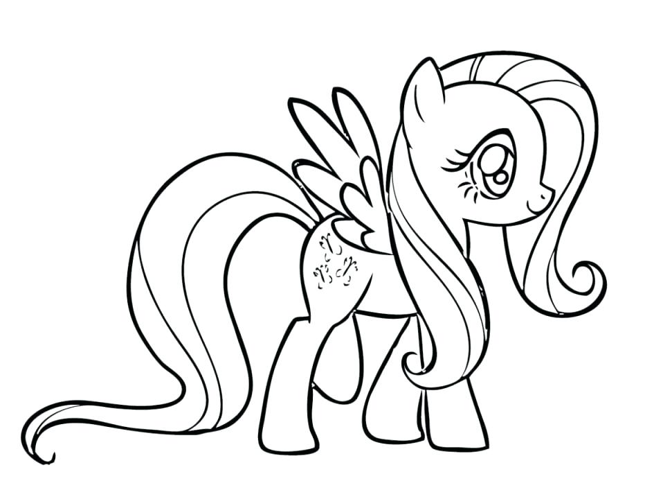 My Little Pony Friendship Is Magic Coloring Pages Fluttershy at ...