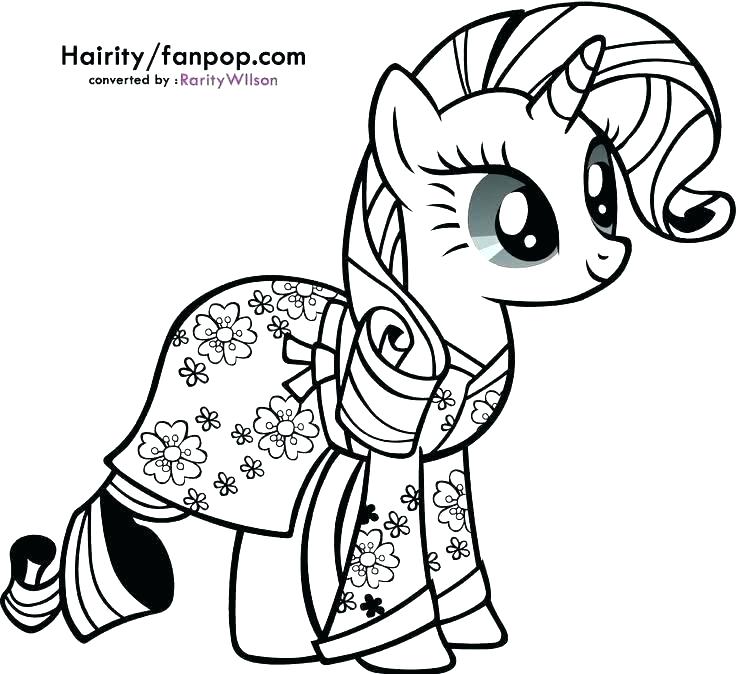 My Little Pony Friendship Is Magic Coloring Pages Rarity at