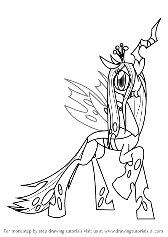 My Little Pony Queen Coloring Pages Pics - Nurturie