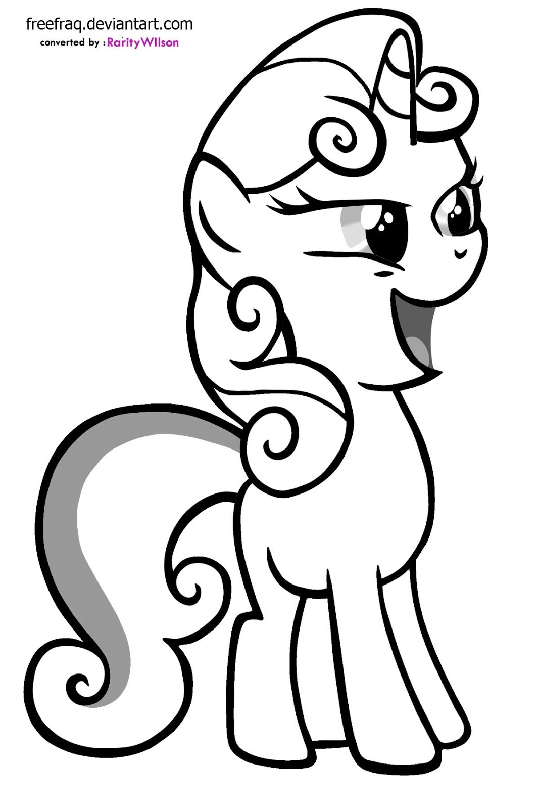 my little pony sweetie belle equestria girl coloring page