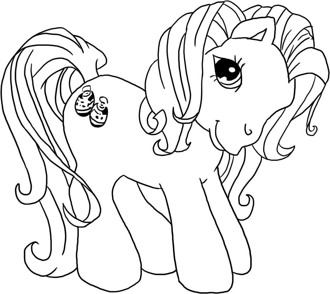 My Pretty Pony Coloring Pages At GetColorings Free Printable 