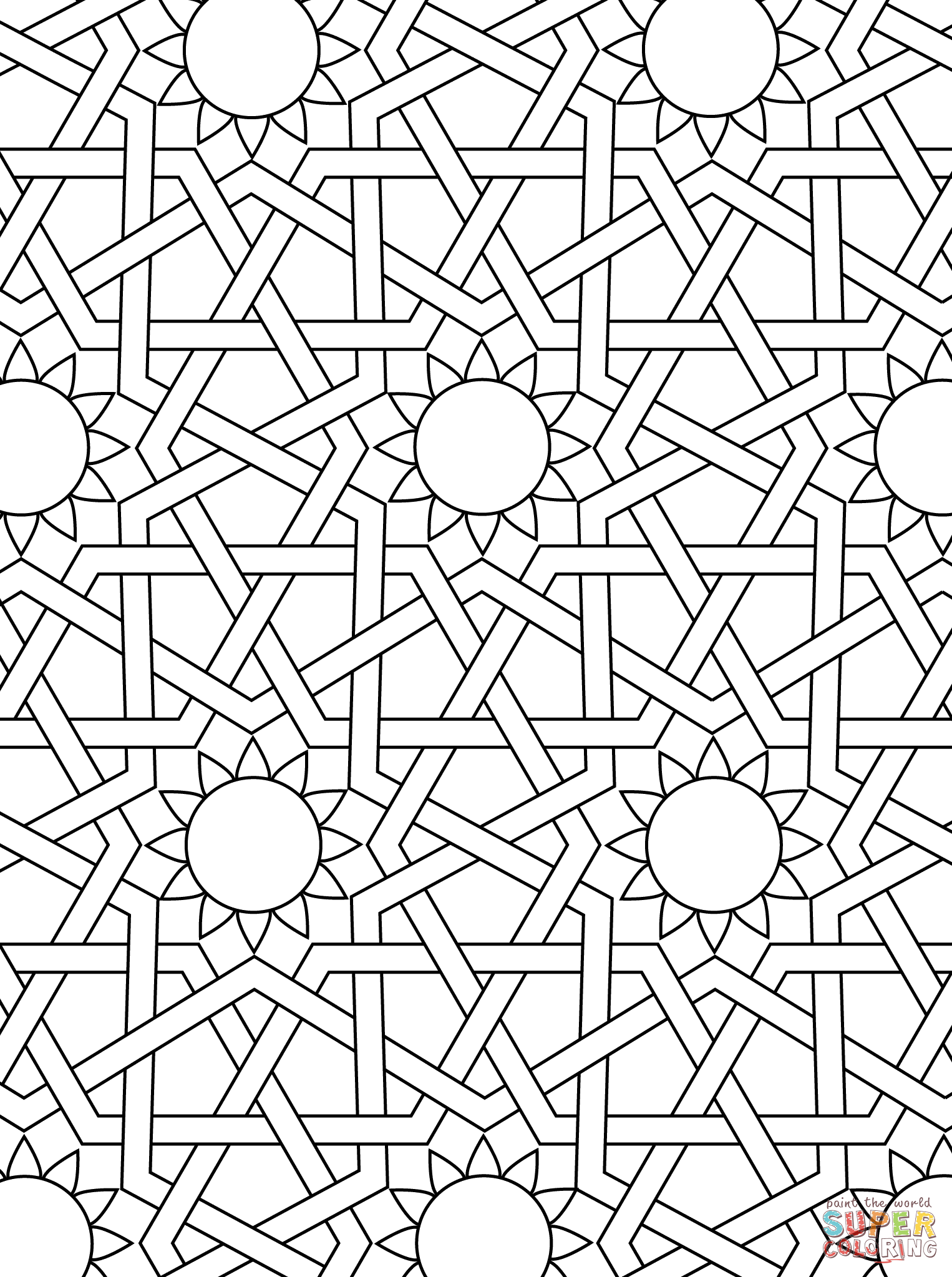 Mystery Mosaic Coloring Pages at GetColorings.com | Free printable