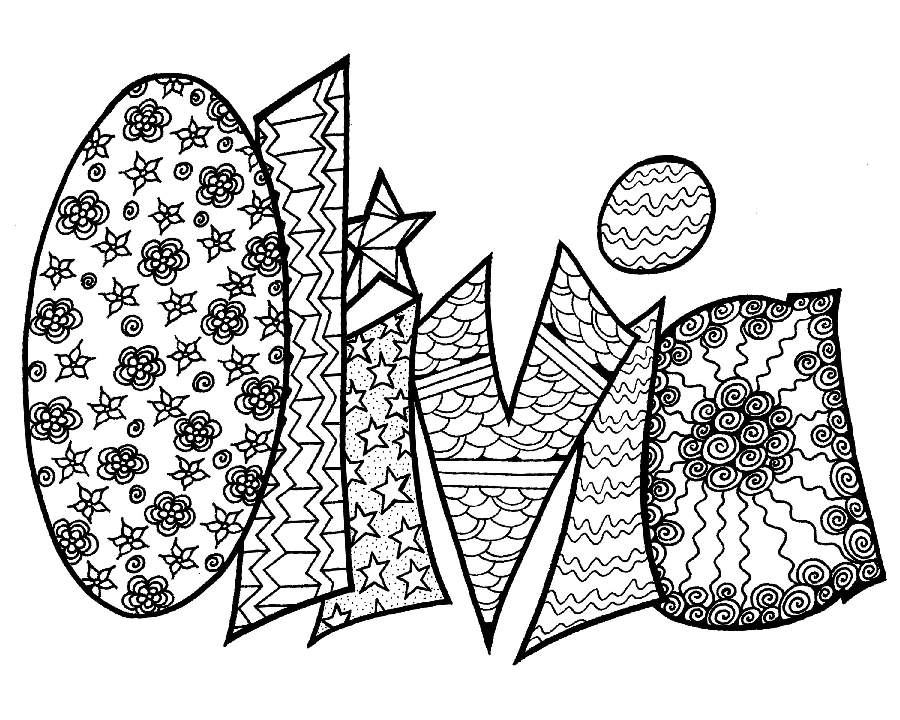 Name Tag Coloring Pages at GetColoringscom Free