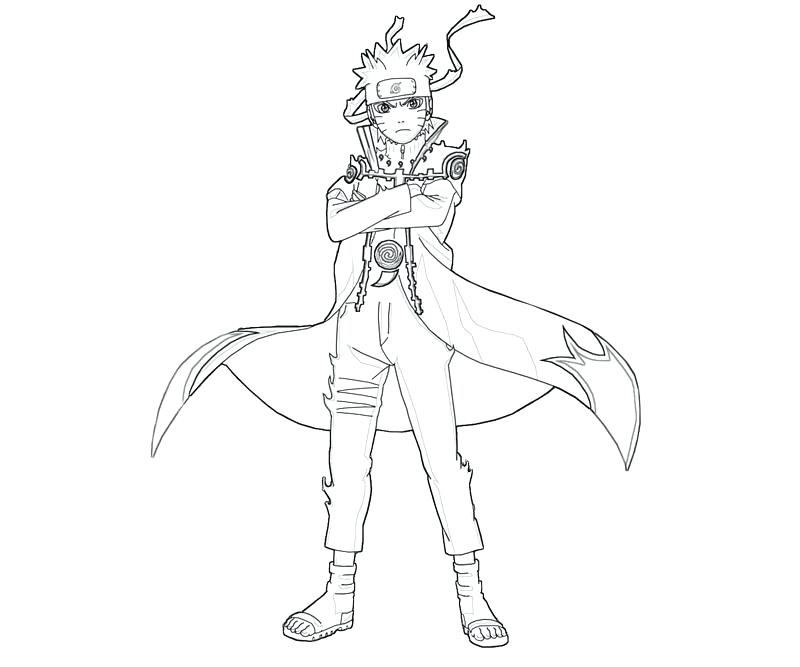 Naruto Sage Mode Coloring Pages at GetColorings.com | Free printable