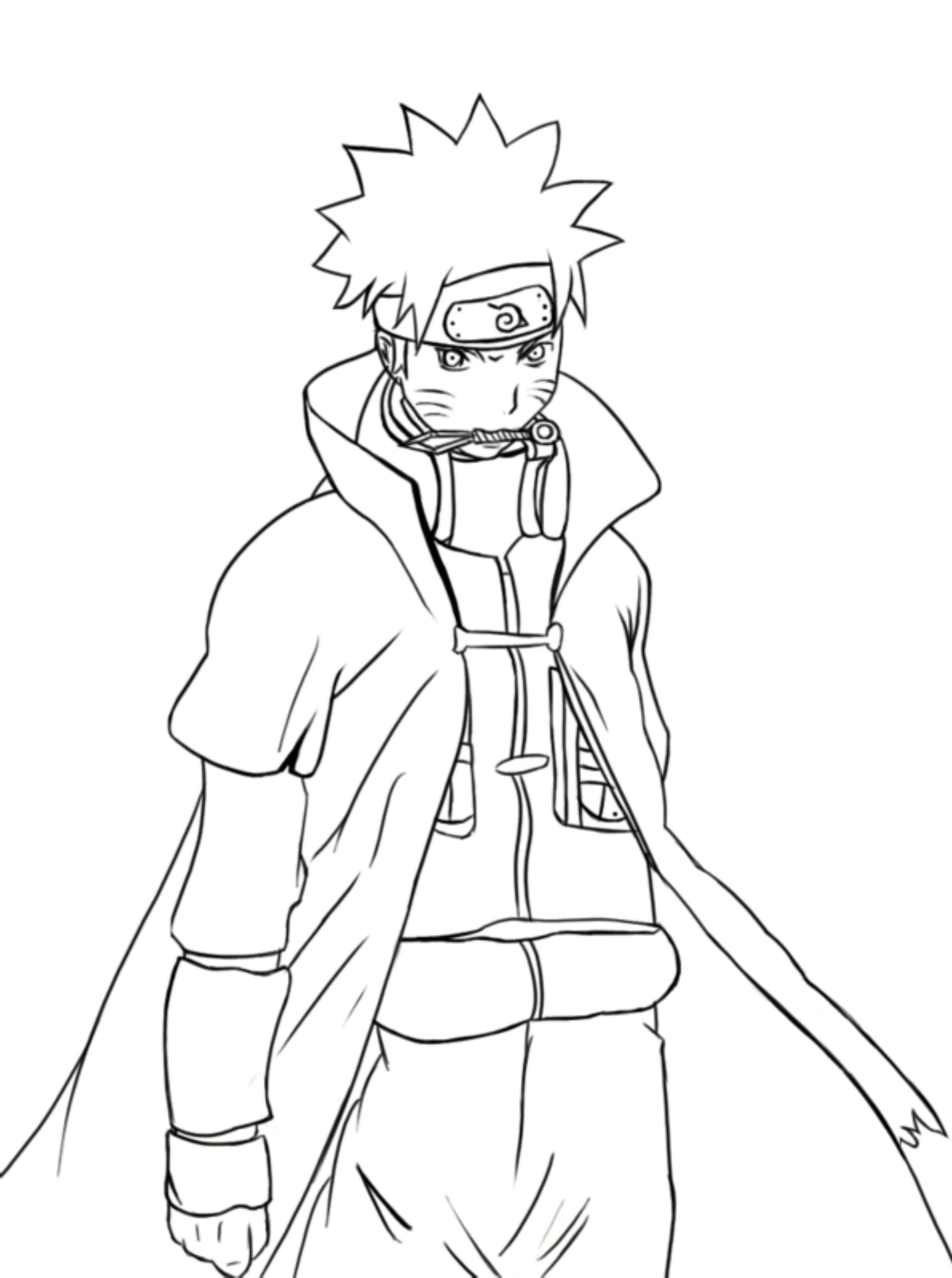 Naruto Sage Mode Coloring Pages at GetColorings.com Free printable coloring...