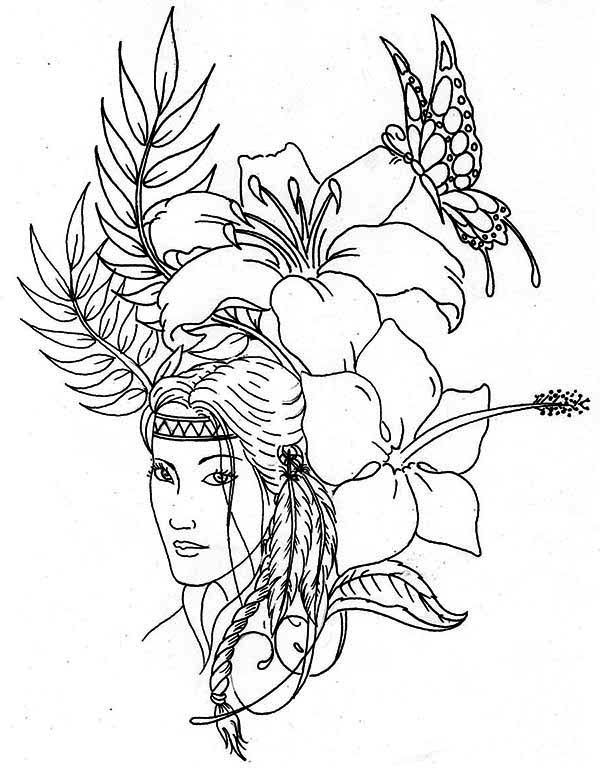 Native American Coloring Pages For Adults at GetColorings.com | Free
