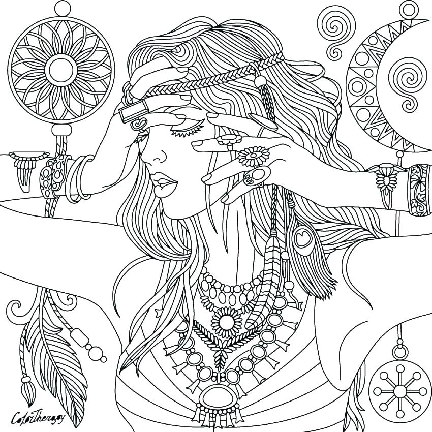 Native American Dreamcatcher Coloring Pages at GetColorings.com | Free
