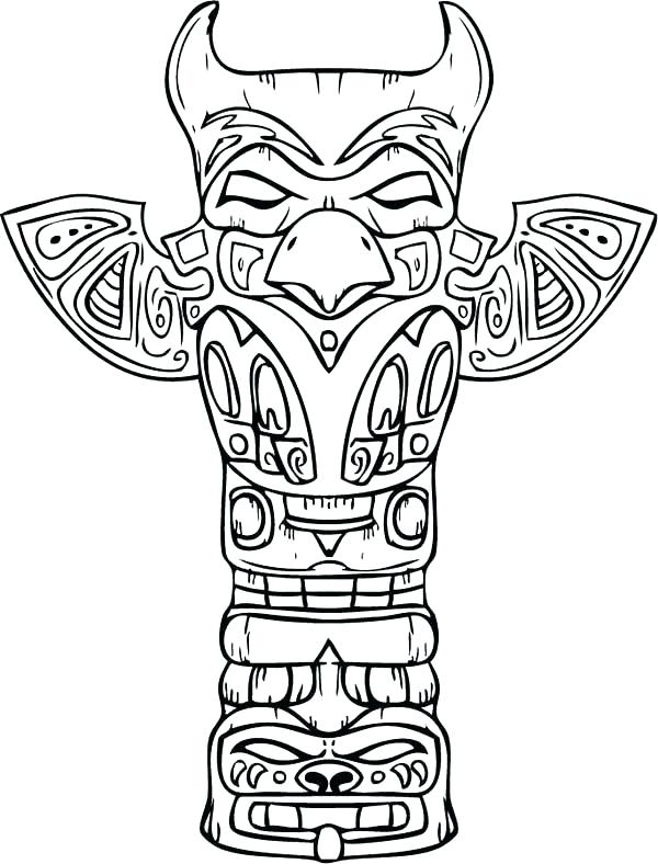 Native American Symbols Coloring Pages at Free