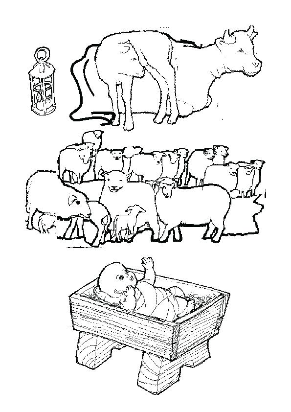 Nativity Animals Coloring Pages At Free Printable