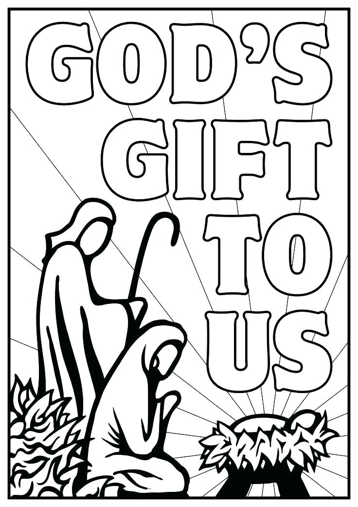 Nativity Coloring Pages For Kids at Free printable