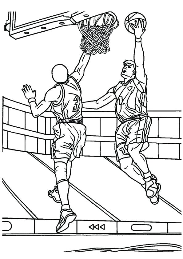 Nba Coloring Pages Nba Players At GetColorings Free Printable 