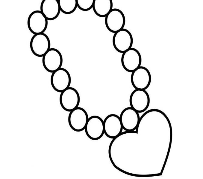 Necklace Coloring Page at GetColorings.com | Free printable colorings