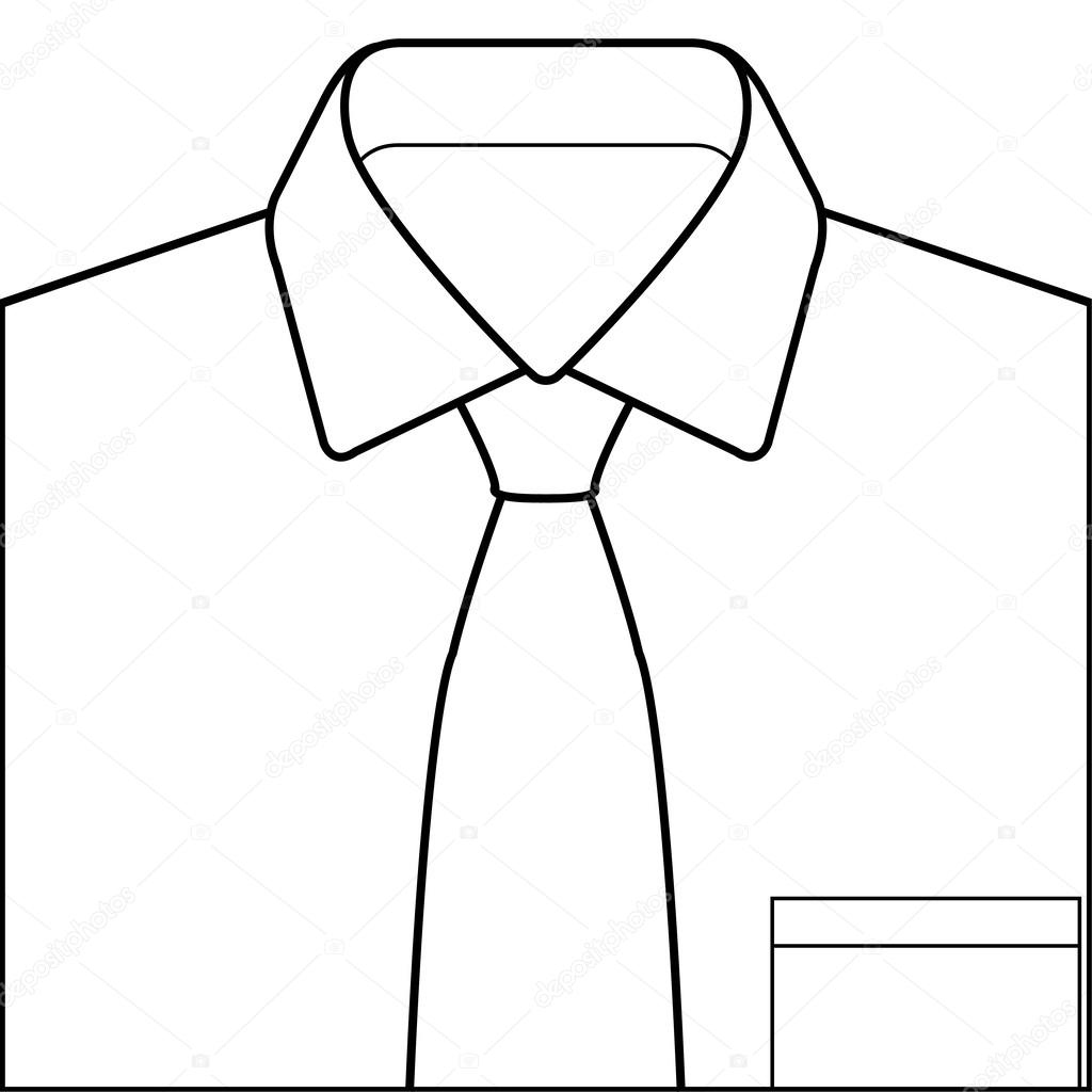 Necktie Coloring Page at Free printable colorings