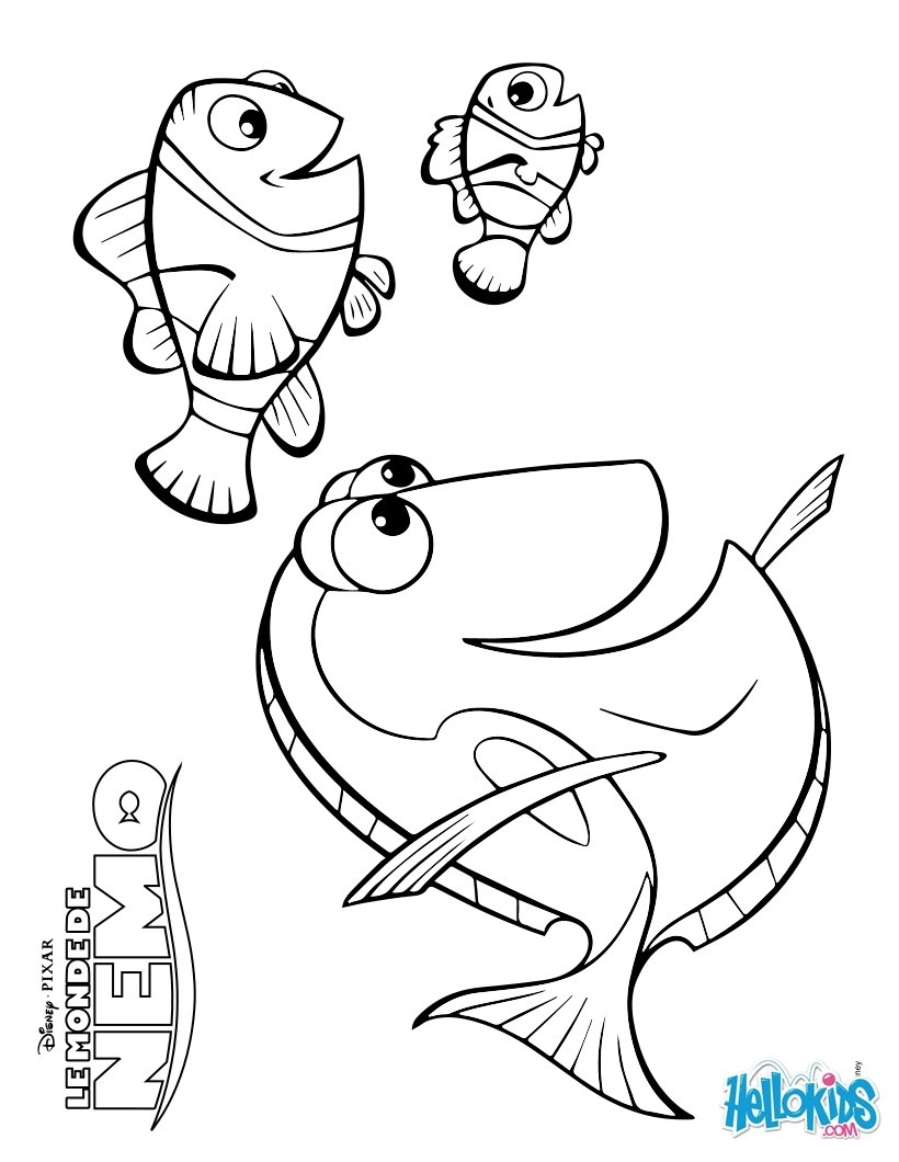 Nemo Coloring Pages At GetColorings Free Printable Colorings 