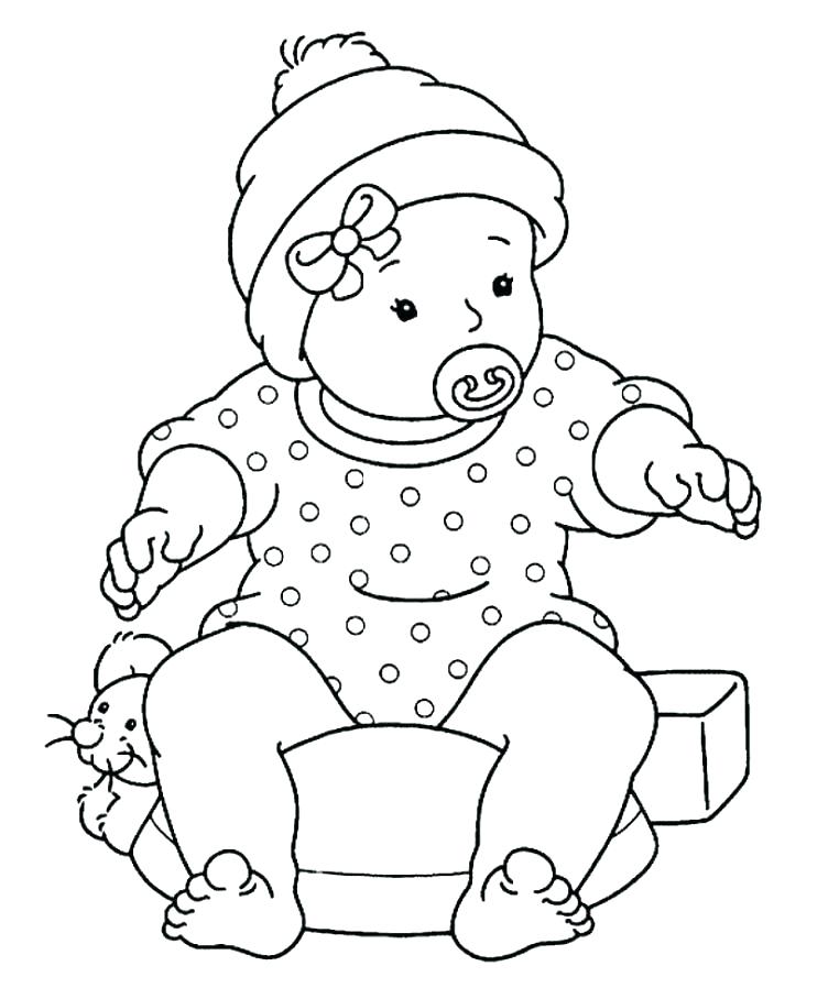 New Baby Coloring Pages at GetColorings.com | Free printable colorings