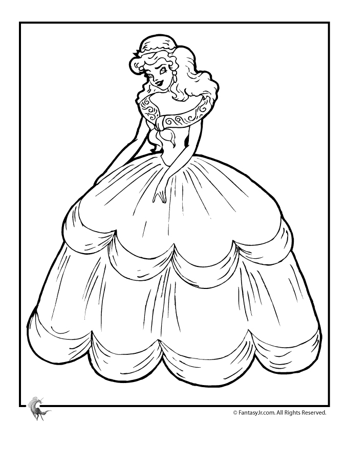 New Cinderella Coloring Pages at GetColorings.com | Free printable