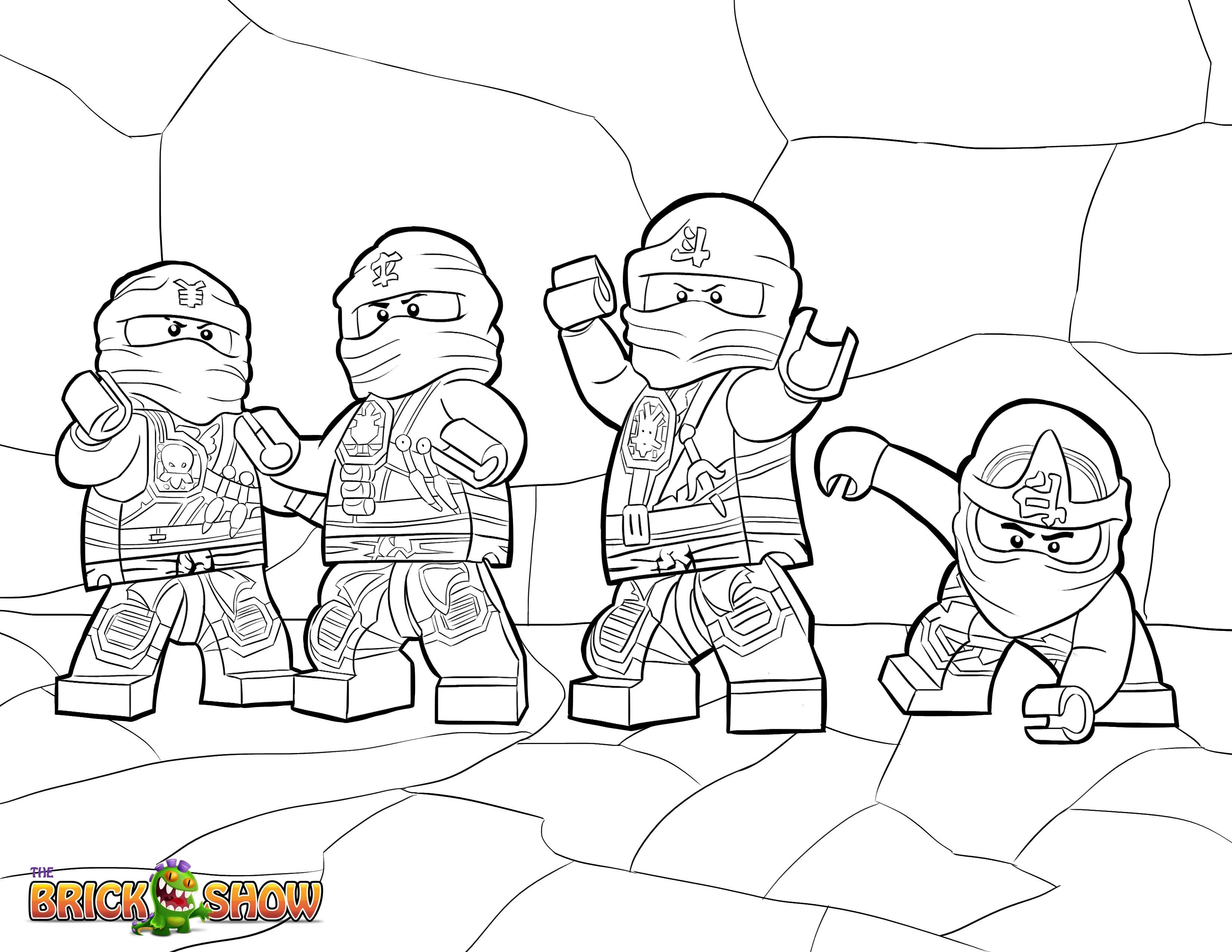 New Ninjago Coloring Pages At Getcoloringscom Free Printable
