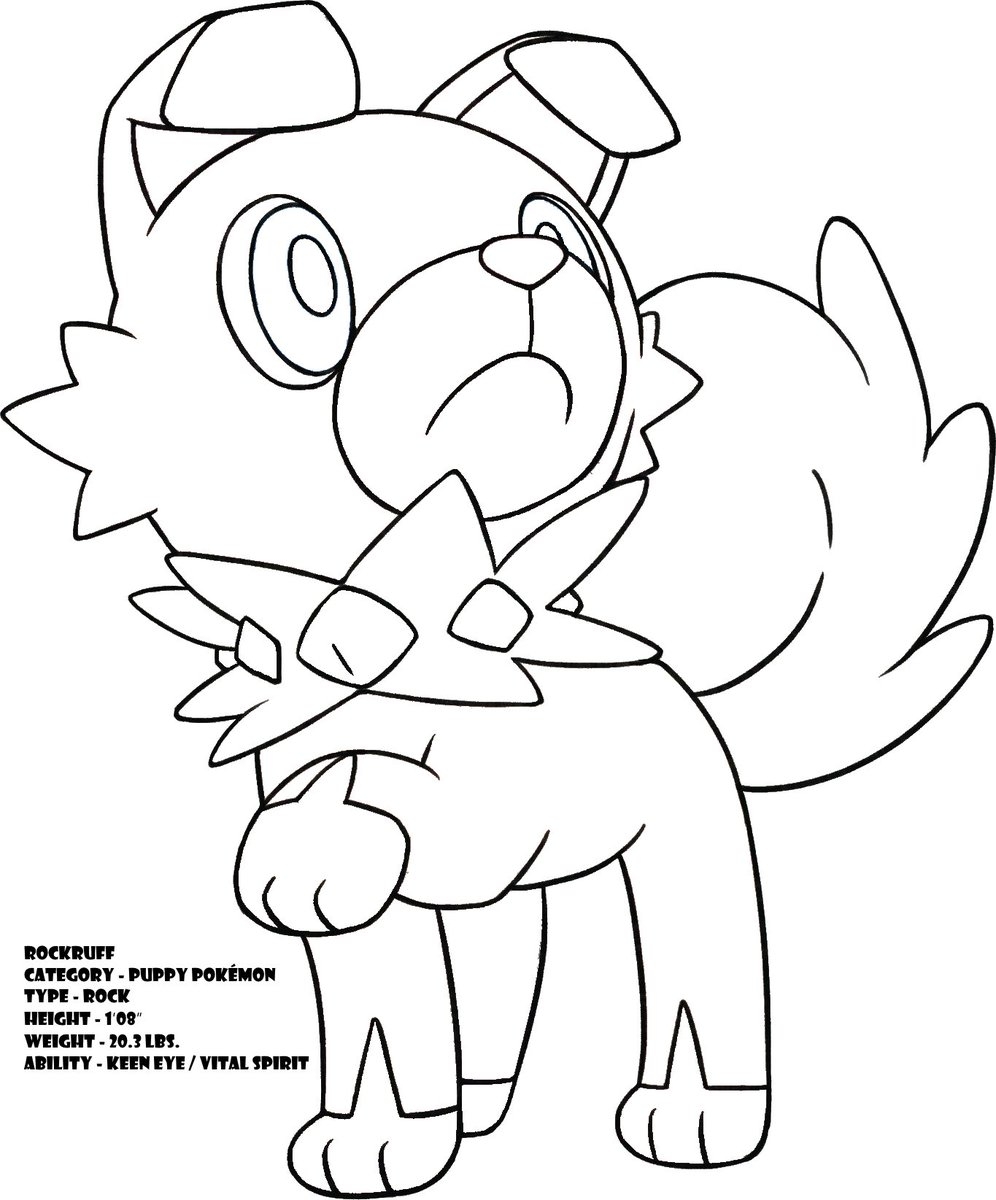New Pokemon Coloring Pages At Free Printable