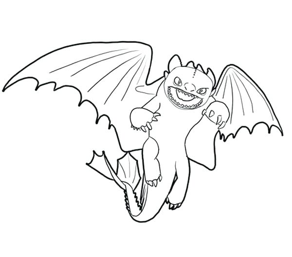 Night Fury Coloring Pages at GetColorings.com | Free printable