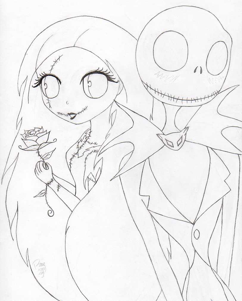 Sally Nightmare Before Christmas Coloring Pages At GetColorings 