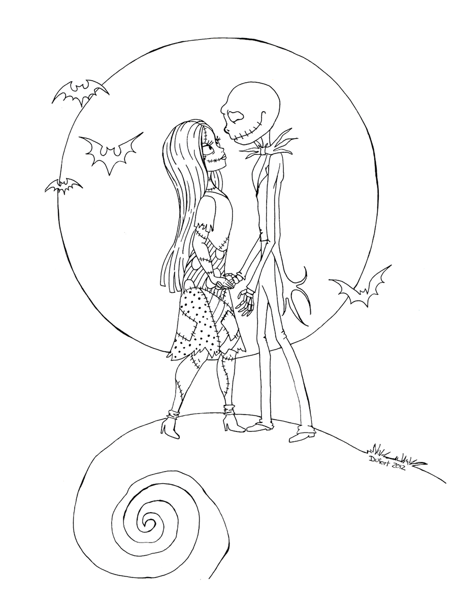 Nightmare Before Christmas Jack Coloring Pages At GetColorings 