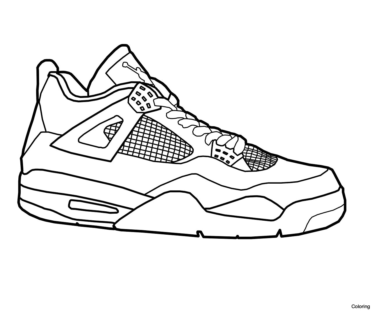 Nike Coloring Pages at Free printable